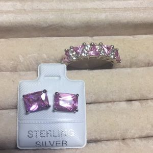 Ring and earrings set